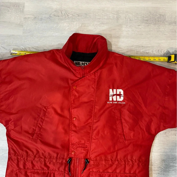 Rare Puffy Winter Coat XXL for Extreme Weather Branded Notre Dame Hounds VTG - Picture 9 of 17